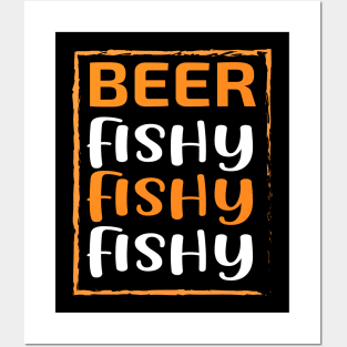 beer fishy fishy fishy Posters and Art